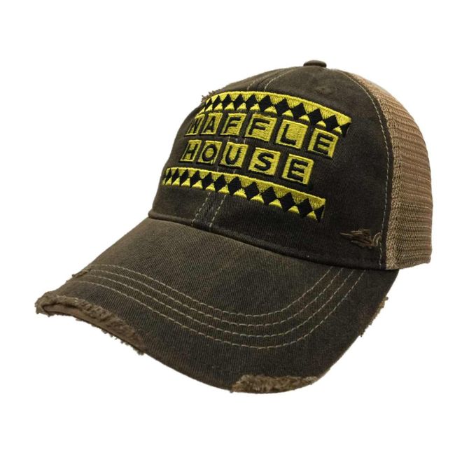 Retro Brand Waffle House Trucker Black Sp18