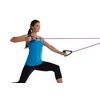 Gaiam Resistance Cord with Door Attachment, Light, Purple