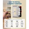 DEWENWILS Duplex Outlet Covers, Brushed Nickel Outlet Wall Plates,Metal,2 Pack