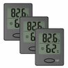 USA THERMOMETER INDOOR Digital LCD Hygrometer Temperature Humidity Meter Clock