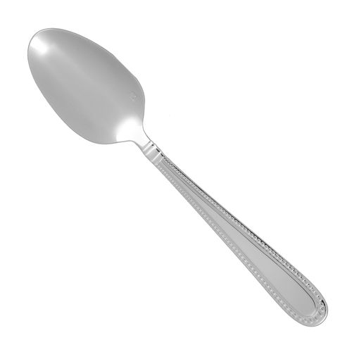 Fortessa Caviar 18/10 Stainless Steel Flatware Serving Spoon, 8.2-Inch