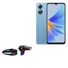 BoxWave Gaming Gear Compatible with Oppo A17k - Touchscreen QuickTrigger Auto, Trigger Buttons Autofire Gaming Mobile FPS - Jet Black