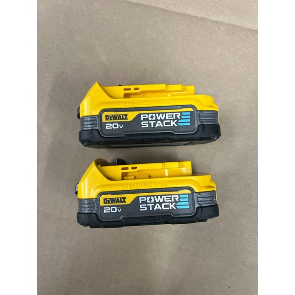 *2 Pack*Genuine Dewalt DCBP034-2 20 volt Powerstack 1.7 Amp Batteries 2 Pack New