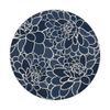 Blue and White Dahlia Flowers Floral Pattern PopSockets Swappable PopGrip