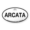 CafePress Arcata Community Forest Oval Car Bumper Sticker