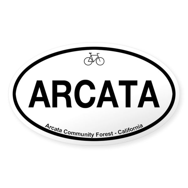 CafePress Arcata Community Forest Oval Car Bumper Sticker
