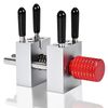 zhihu Mini Metal Vice Plastic Model Tool, Tabletop, Vice, High Precision, Fine Work, Clamp Fixed, Plastic Model, Small Work Bench (Red)