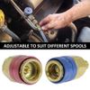 2X A/C Automotive Air Condition Gas Quick Couplers Low High Fitting Side Adapter