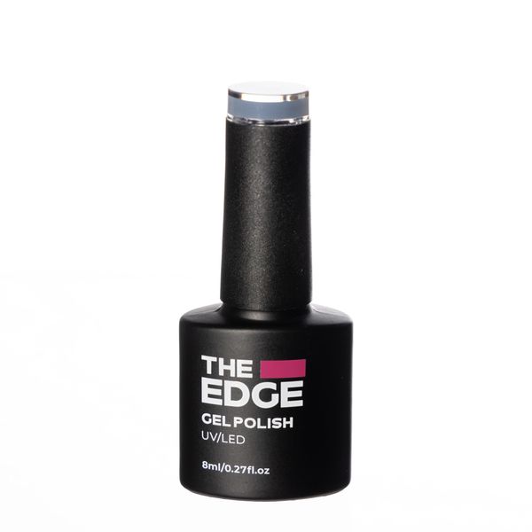 THE EDGE Gel Nail Polish 8ml - The Grey Blue - UV/LED Manicure/Pedicure for Salon & Home Use, Highly Pigmented/Long Lasting/2-Coat Coverage