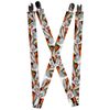 Buckle-Down Men's Suspender-Bugs Bunny, Multicolor, 3.5" x 2.5"