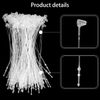 1000 Pcs Plastic Tag String Self-Locking Plastic Tag Fastener Plastic Hang Tags String Label Tagging Tool, 3inch