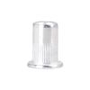 uxcell Flat Head Rivets Threaded Insert Nuts Aluminum Alloy Silver Tone for Car 110 Pcs M6