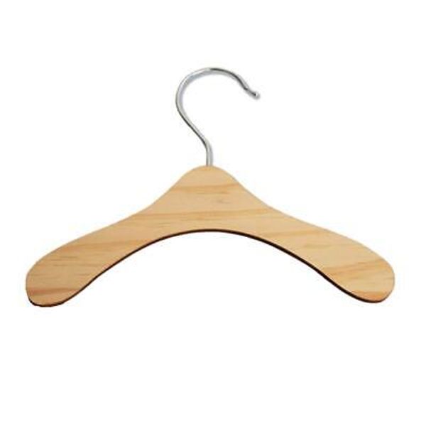 5 Pack Kids Hangers Baby Hanger Wooden 8.6 INCH Pet Clothes Hangers for for D...