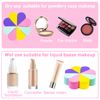 16Pcs Makeup Sponge Face Paint Sponges Reusable Soft Petal Shape Foundation Sponge Beauty Blenders for Cream Concealer Makeup & face sponges cleansing