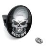  2" Tow Hitch Receiver Plug Cover Insert For SUV's & Trucks - "BACK OFF SKULL" 