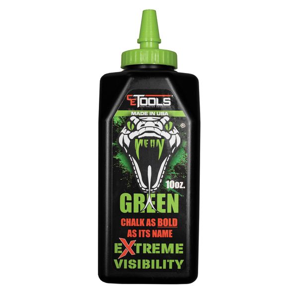 CE TOOLS Mean Green® EXTREME VISIBILITY Marking Chalk - Made in USA