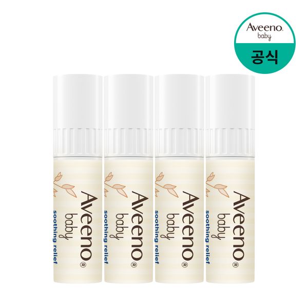 Aveeno Baby Soothing Relief Lip &amp; Face Balm 4g x4