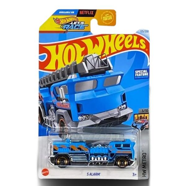 Hot Wheels 5 Alarm (Blue/Silver) HW Metro 3/10