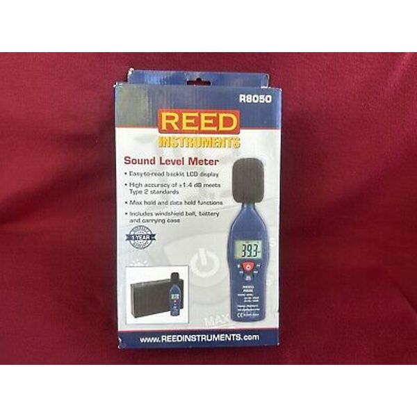 REED Instruments R8050 Dual Range Sound Level Meter