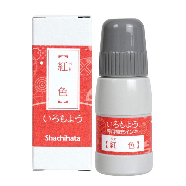 Shachihata SAC-20-R Stamp Pad, Iromoyo, Dedicated Refill Ink, Red