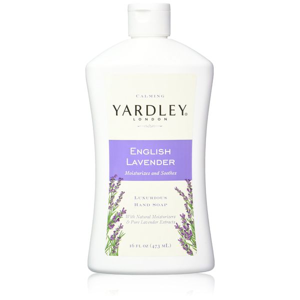 Yardley London English Lavender Liquid Hand Soap Refill, 16 Ounce