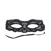 Pictorial Lace Eye Mask Black