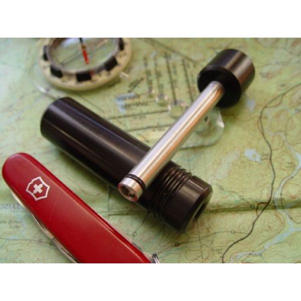 Wilderness Solutions Scout Fire Piston - Includes Tinder and fire Making Materials