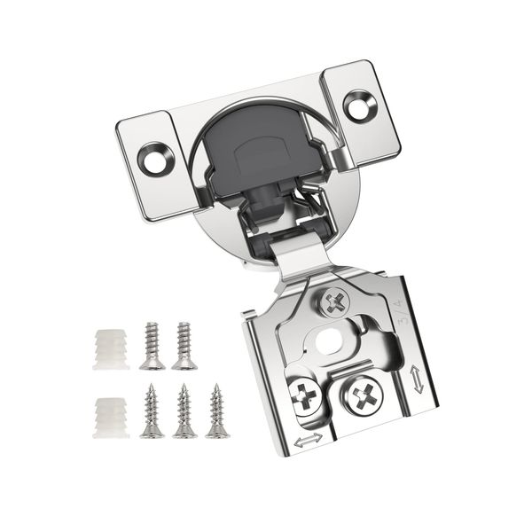60 Pack 3/4" Overlay 3D Soft Close Concealed Hinge for Face Frame Door, Smoot...
