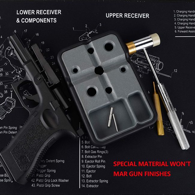 Pistol Gunsmith Bench Block Magnetic Non-Slip Universal Gun