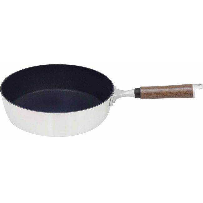 Urushiyama Metal Industries Frying Pan, Deep Pan, 9.4 inches (24 cm), Made in Japan, Gas Fire, Kaedei FUG-D24, PFOA Free