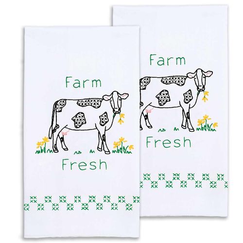 Jack Dempsey Needle Art - Farm Fresh Decorative Hand Towels