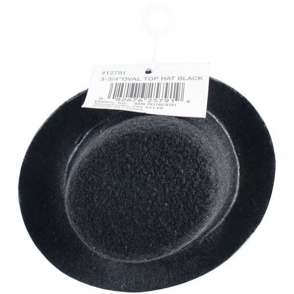 Darice Top Hat, 3.75-Inch, Black (12791)