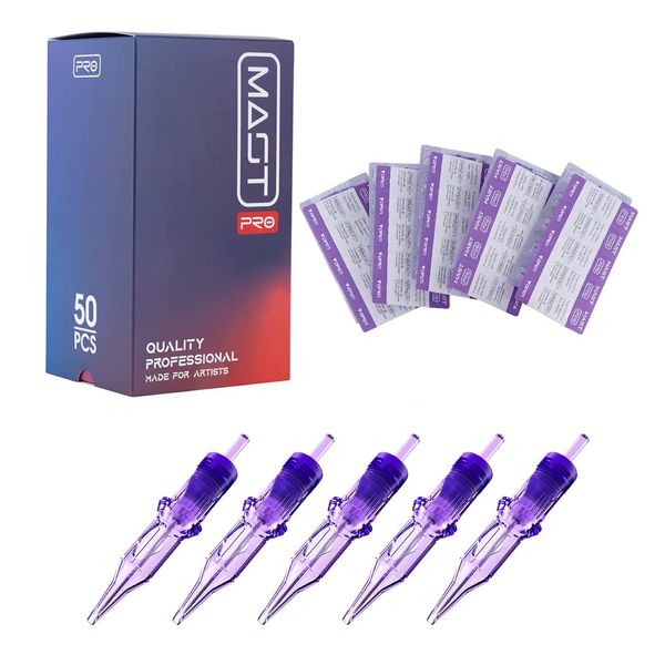 Mast Tattoo Supply Mast Pro Premium Cartridges Tattoo needles Sterilized Disposable Cartridges needles 50pcs (50-3)