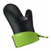 Kitchen Grips Chefs Mitt Large Black and Lime
