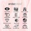 Andaz Press Fancy Frame Rectangular Label Stickers, Thank You, Aqua Turquoise, 36-Pack Wedding Decorations, Wedding Favors, Stickers for Packaging, Party Favor