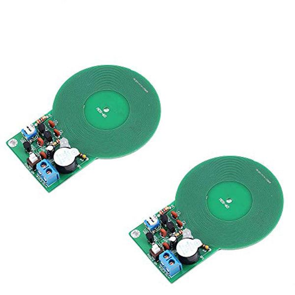 Ximimark 2Pcs Metal Detector Kit Electronic Soldering Practice Kit Non-Contact Sensor Board Module Electronic Part Metal Detector DIY DC 3V-5V 60mm