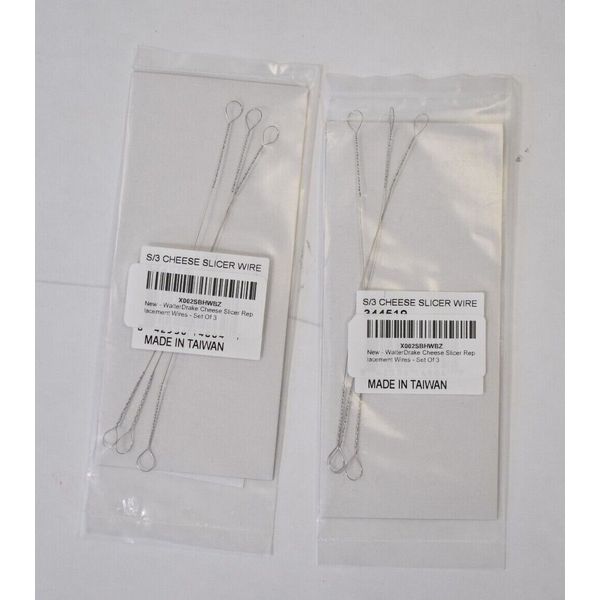 Lot of 2 Packs WalterDrake Cheese Slicer Replacement Wires Stainless Steel