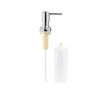 ZUHNE Built In Soap Dispenser Pump for Kitchen Sink, Top Refill, Stainless Finish