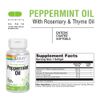 Solaray - Peppermint Oil, 60 softgels