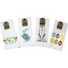 Set/ 4 Easter Kitchen Towels, Spring Gift Sets; Colorful Flour Sack for Basket