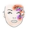 Make-Up Stencil Music Notes 2 Stencils Children's Carnival