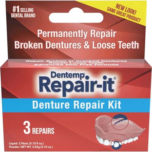 D.O.C. Repair-It Advanced Formula Denture Repair Kit 3 ea