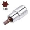 sourcing map 1/2-Inch Drive T40 Torx Bit Socket S2 Steel 55mm Length