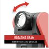 1000 Lumen Adjustable Focus High/Med/Low Beam Magnetic Work Light (Coast PM300)