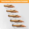 Floating Shelf Brackets 8 Inch Heavy Duty Wall Shelf Brackets 6 Pack for Shelve