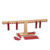 WISSNER® active learning - Number and arithmetic balance – RE-Wood®, Red/Natural Colours