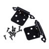40Pcs Kitchen Cabinet Hinges Overlay Self Closing Face Mount Cupboard Door Hinge