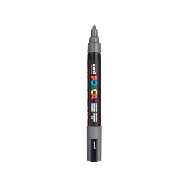 POSCA Paint Marker, PC-5M, Medium, Deep Grey