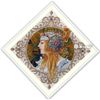 Merejka Counted Cross Stitch Kit, Cotton, Multicoloured, 34,5x34,5 cm