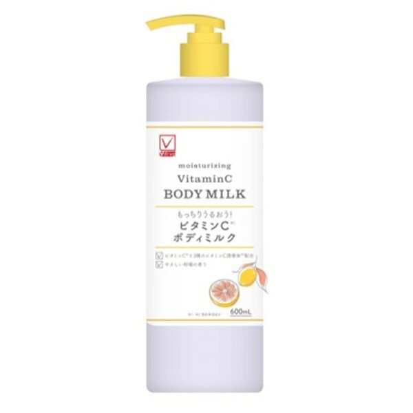 V Check Vitamin C Body Milk 600ml<BR> [Body cream]